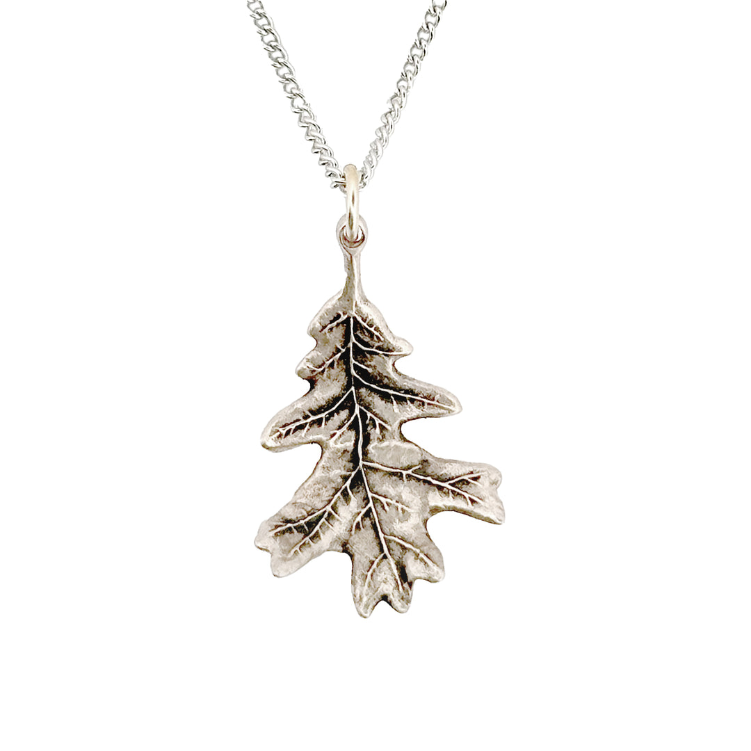 White Oak Leaf Pendant