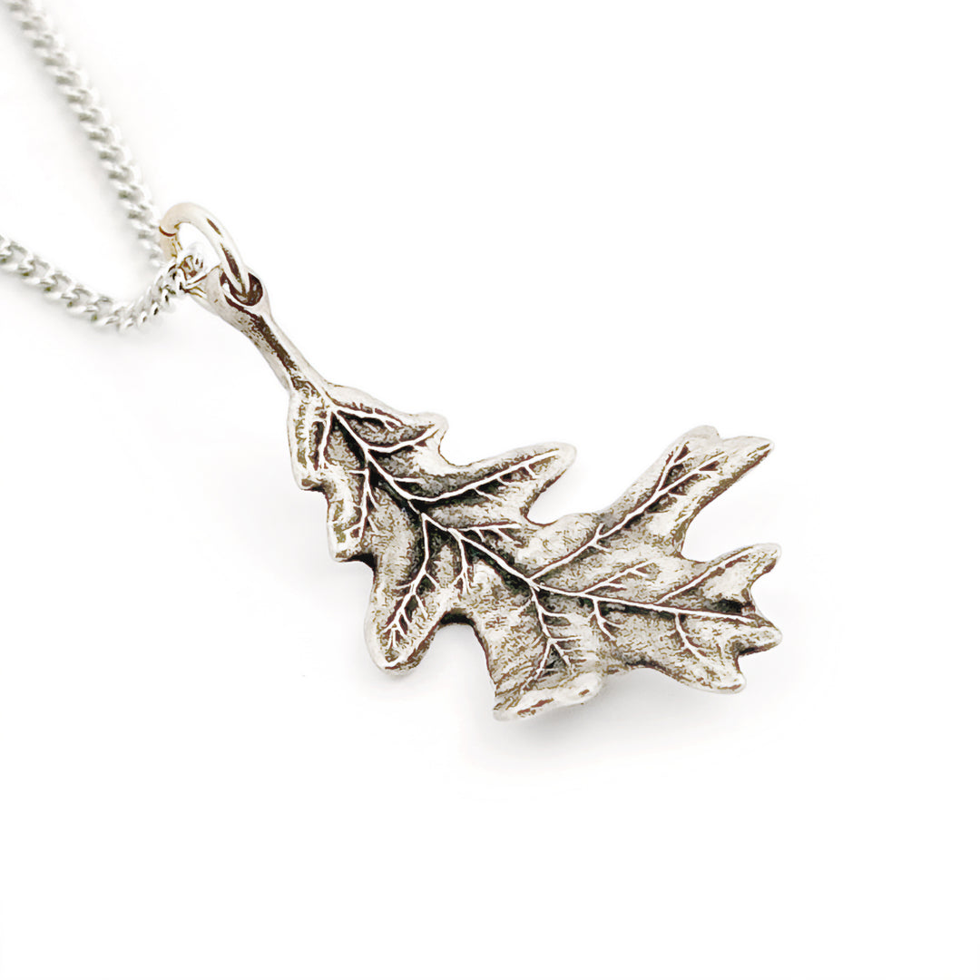 White Oak Leaf Pendant