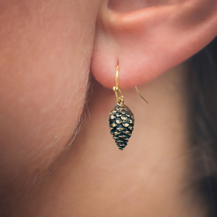 Scotch Pine Pinecone Earrings