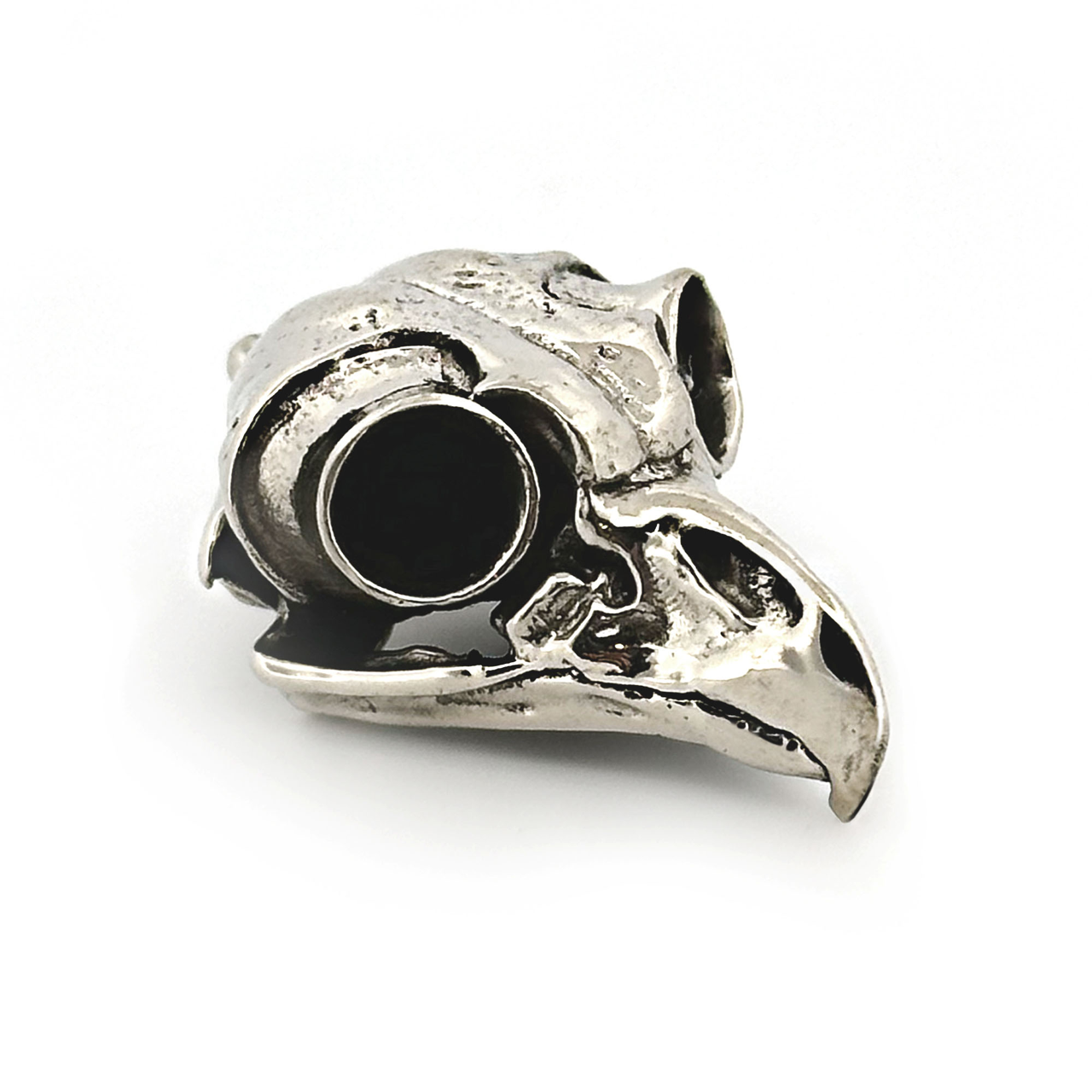 Great Horned Owl Skull Pendant by Fire & Bone